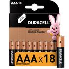 Батарейка алкалиновая Duracell Basic, AAA, LR03-18BL, 1.5В, блистер, 18 шт. - фото 127103372