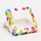 Коробка складная "Happy Birthday", 20 х 20 х 4 см 7343495