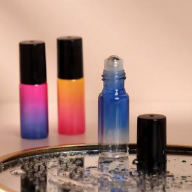 Флакон для парфюма с роликом, 5 мл, цвет МИКС