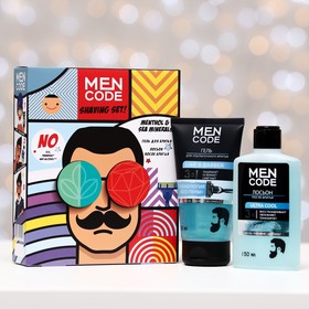 Подарочный набор Men Code: гель для бритья Like a barber, 150 мл + лосьон после бритья, микс, 150 мл