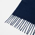 Палантин текстильный, цвет тёмно-синий, размер 70х180 - фото 15007