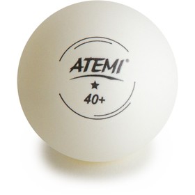 Мячи для настольного тенниса Atemi 1* белые, 6 шт