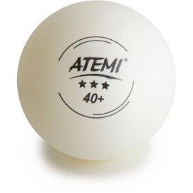 Мячи для настольного тенниса Atemi 3* белые, 6 шт