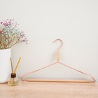 Вешалка для брюк и юбок SAVANNA Wood, 28×13×2,8 см, цвет розовый - фото 800452732