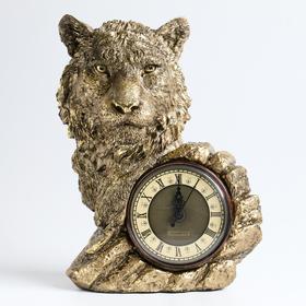 Часы настольные каминные "Тигр"