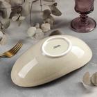 Салатник «Опал», 25×13×8 см, цвет бежевый - фото 800222144