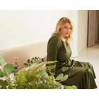 Платье женское миди MIST plus-size, р.56, хаки - фото 800222659