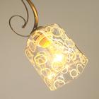 Плафон Е27 прозрачный-белый 10х10х12 см - фото 2746380