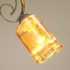 Плафон Е27 прозрачный 8,5х8,5х12,5 см - фото 2746390