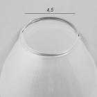 Плафон Е27 прозрачный-белый 12,5х12,5х10 см - фото 2746463