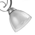 Плафон Е27 прозрачный-белый 12,5х12,5х10 см - фото 2746464