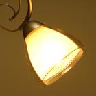 Плафон Е27 прозрачный-белый 12,5х12,5х10 см - фото 2746466