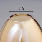 Плафон Е27 золотой оттенок-белый 12,5х12,5х10 см - фото 2746468