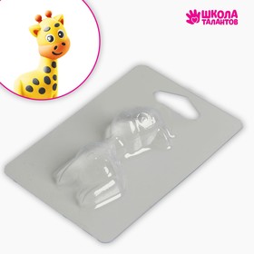 Пластиковая форма для мыла «Весёлый жираф»