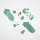 Набор женских носков (5 пар) MINAKU «Авокадо», размер 36-39 (23-25 cм) - фото 24209