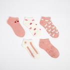 Набор женских носков (5 пар) MINAKU «Цветы», размер 36-39 (23-25 cм) - фото 24218