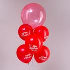 Букет из воздушных шаров «Наш виноДень», латекс, фольга, набор 6 шт. - фото 6783551