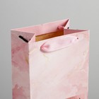 Пакет под бутылку «Мрамор», 13 × 36 × 10 см 7030741