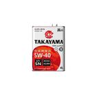 Масло Takayama 5W-40 API SN/CF, ACEA A3/B4, синтетическое, 4 л 7446788 - фото 105436