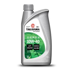 Масло Takayama 10W-40 API SL/СF, полусинтетическое, пластик, 1 л 7446792