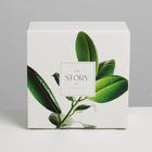 Коробка‒пенал «The story», 15 × 15 × 7 см - фото 800235345