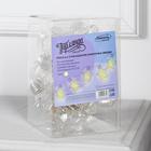 Гирлянда «Нить» 3 м с насадками «Лампочки звёздочки», IP20, прозрачная нить, 80 LED, свечение тёплое белое, 8 режимов, 220 В 6929859