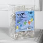 Гирлянда «Нить» 3 м с насадками «Лампочки кристалл», IP20, прозрачная нить, 80 LED, свечение мульти, 8 режимов, 220 В 6929868