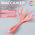 Массажёр - чесалка «Расслабление», универсальный, 19 × 11 × 5 см, цвет МИКС 6948873 - фото 6252473