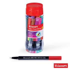 Набор капиллярных ручек 20 цветов, 0,8 мм, Luxor "Mini Fine Writer 045", пластиковая банка