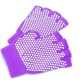 {{photo.Alt || photo.Description || 'Перчатки для занятий йогой Bradex SF 0208, противоскользящие, фиолетовые'}}