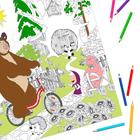 Раскраска-гигант, «Маша и Медведь» - фото 800244283