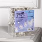 Гирлянда «Нить» 3 м с насадками «Лампочки шишки», IP20, прозрачная нить, 80 LED, свечение белое, 8 режимов, 220 В 6929861