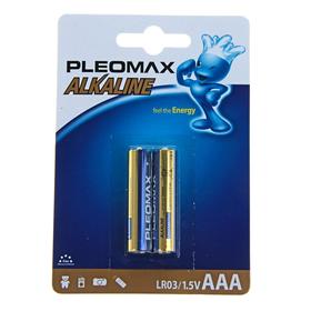 {{photo.Alt || photo.Description || 'Батарейка алкалиновая Pleomax, AAA, LR03-2BL, 1.5В, блистер, 2 шт.'}}