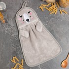 Салфетка для уборки "Олень" 23х36 см, микрофибра, 100% п/э - фото 800249560