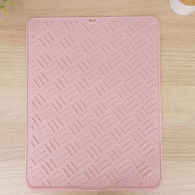 Mat for drying tableware silicone 35x45 cm, color mix