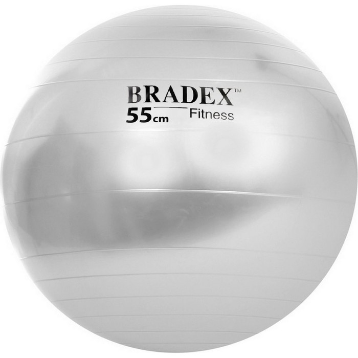 Мяч для фитнеса Bradex «ФИТБОЛ-55» с насосом - фото 4466373