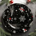 Тарелка обеденная Magistro «Новый год. Зимняя сказка», d=25,3 см - фото 3843315