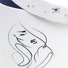 Набор круглых коробок 3 в 1 "Белая принцесса", 19,5 x 19 - 15,5 x 15 см 7128479