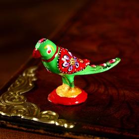 Сувенир ′Зелёный попугай′ алюминий 6,5х2,5х4,5 см в Донецке