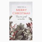 Новогоднее полотенце "Этель" Time for beautiful 40х73см, 100% хл, саржа 190 гр/м2 - фото 800325268