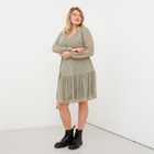 Платье женское MIST plus-size, р.52, зеленый 7338272 - фото 3897608