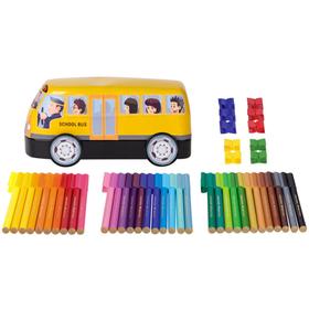 {{photo.Alt || photo.Description || 'Фломастеры Faber-Castell Connector School Bus + 10 клипов, в металлической коробке, 33 цвета'}}