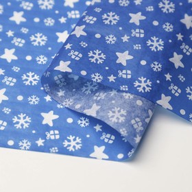 Бумага упаковочная тишью «Снежинка» , 50 × 70 см