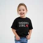 Футболка детская KAFTAN "Daddy's girl" р.36 (134-140), черный 7092819 - фото 6268786