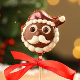 Шоколад фигурный на палочке «Дед Мороз», 30 г