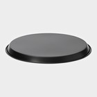 Форма для пиццы Доляна «Жаклин», d=26 см, антипригарное покрытие, цвет чёрный - фото 9112517