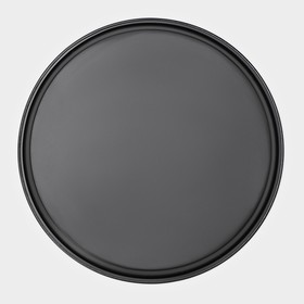 Форма для пиццы Доляна «Жаклин», d=26 см, антипригарное покрытие, цвет чёрный - фото 9112518
