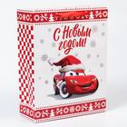 Пакет ламинат вертикальный "С новым годом!", Тачки, 31х40х11,5 7003239