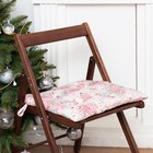 Подушка на стул "Этель" Pink magic 42х42х7см,100% хлопок,саржа 190гр/м2 - фото 3930872