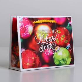 Пакет ламинированный горизонтальный «Чудесного Нового года», S 15 × 12 × 5,5 см